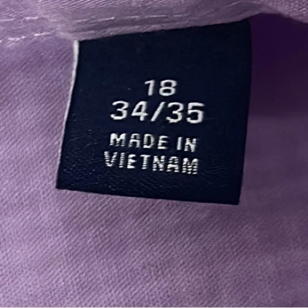 Men's BIG‎ FIT Dress Shirt Stretch solid (Big) 18 34/35 lavender/ purple